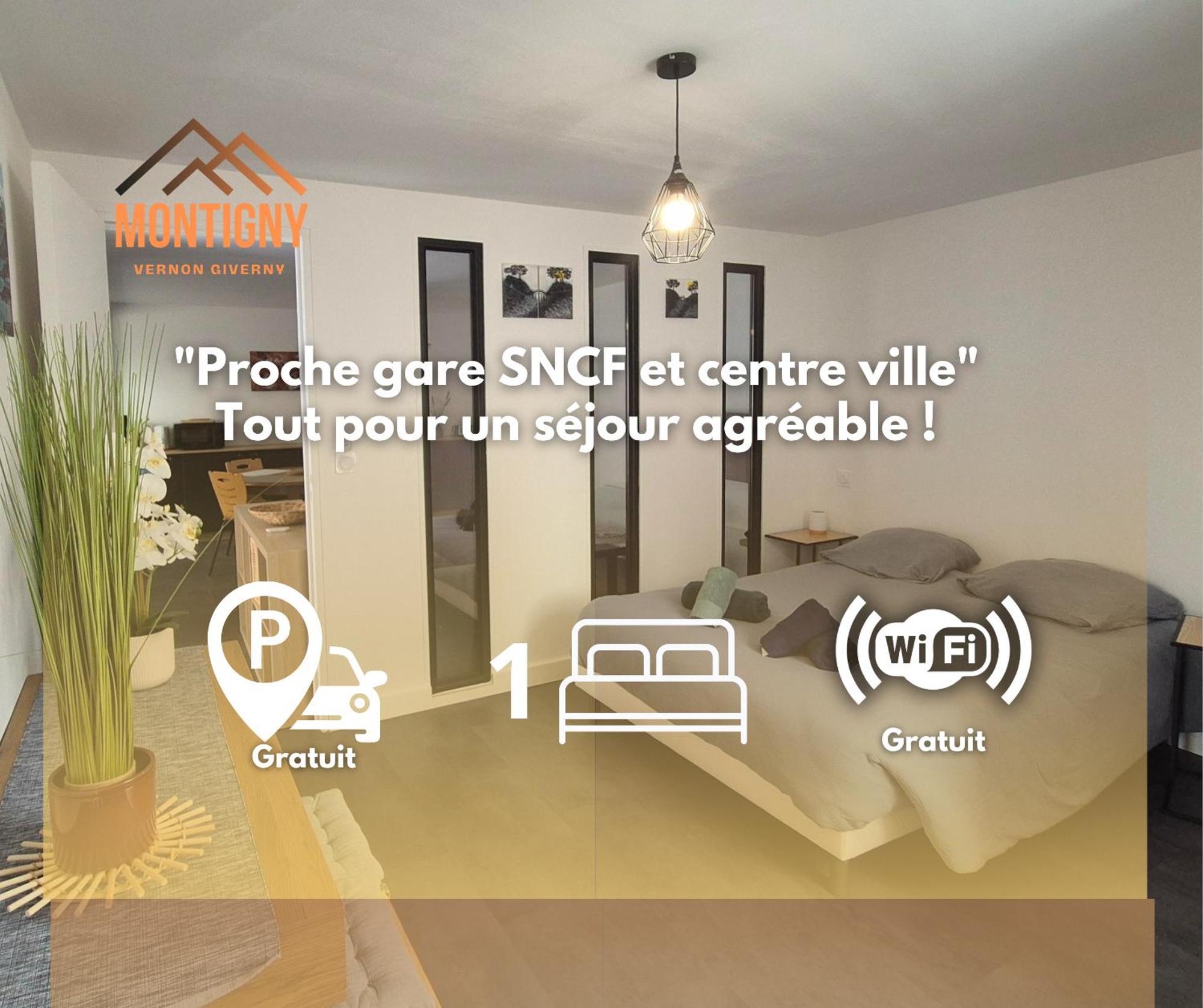 Le Montigny Apartment Вернон Екстериор снимка
